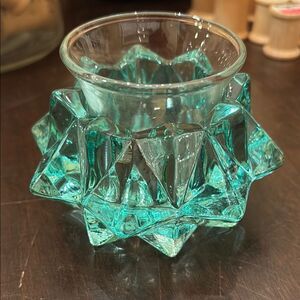 Elegant Glass Star Candle Holder